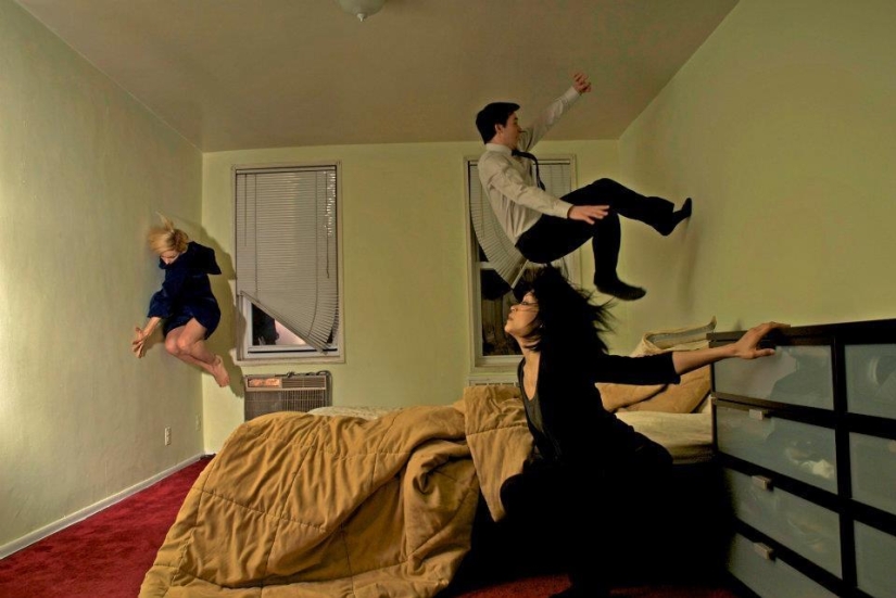 Acrobatic dancers defy gravity