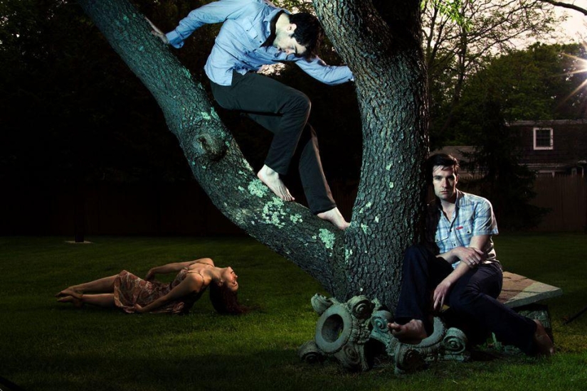 Acrobatic dancers defy gravity