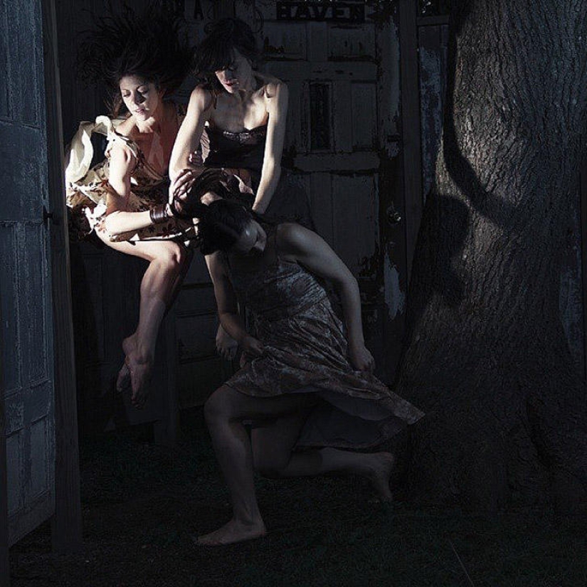 Acrobatic dancers defy gravity