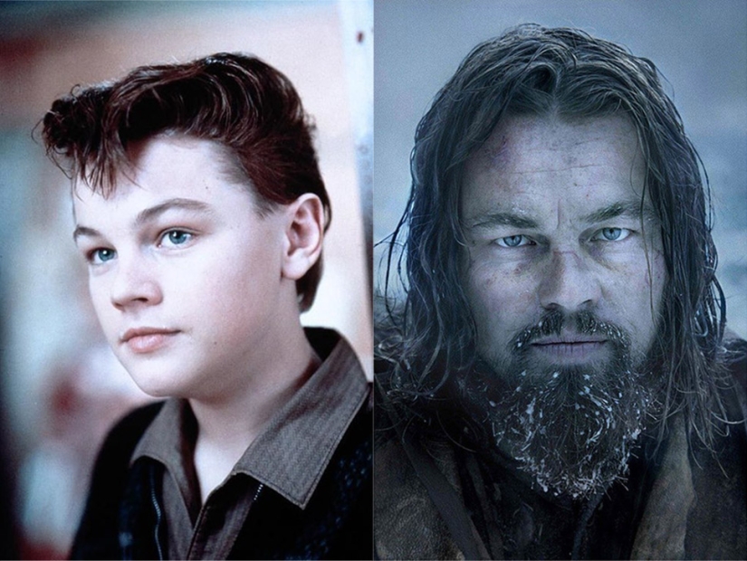 Actores famosos en sus primeras películas y ahora