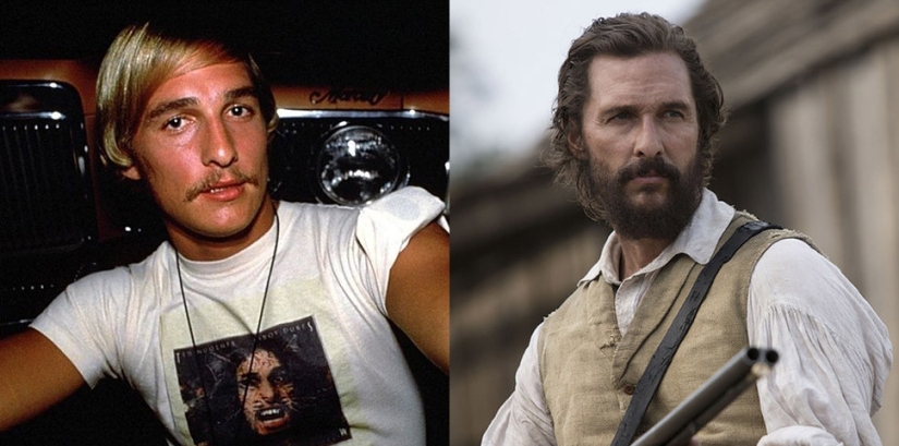 Actores famosos en sus primeras películas y ahora