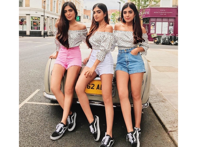Adorable triplets from London Adorable triplets from London