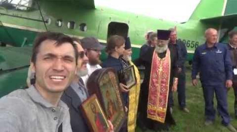 Against fornication and drunkenness: 70 liters of holy water were poured on Tver from an airplane