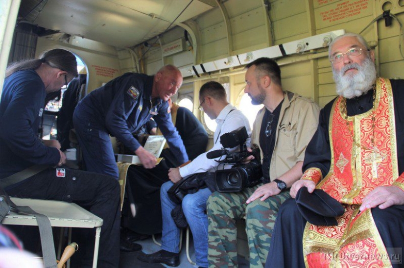 Against fornication and drunkenness: 70 liters of holy water were poured on Tver from an airplane