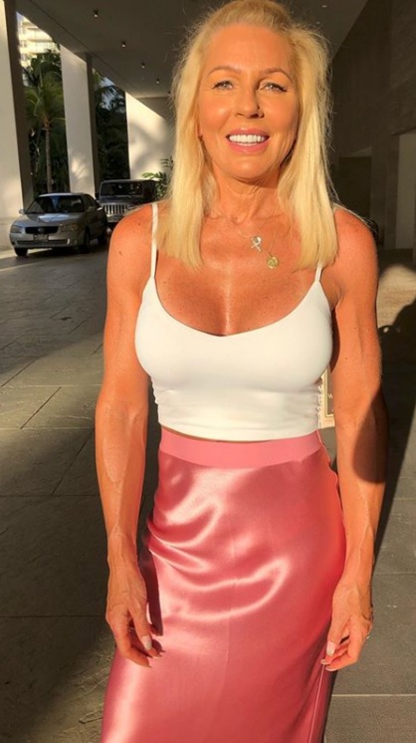 Age is not a hindrance: a hot grandmother from Australia blew up social networks