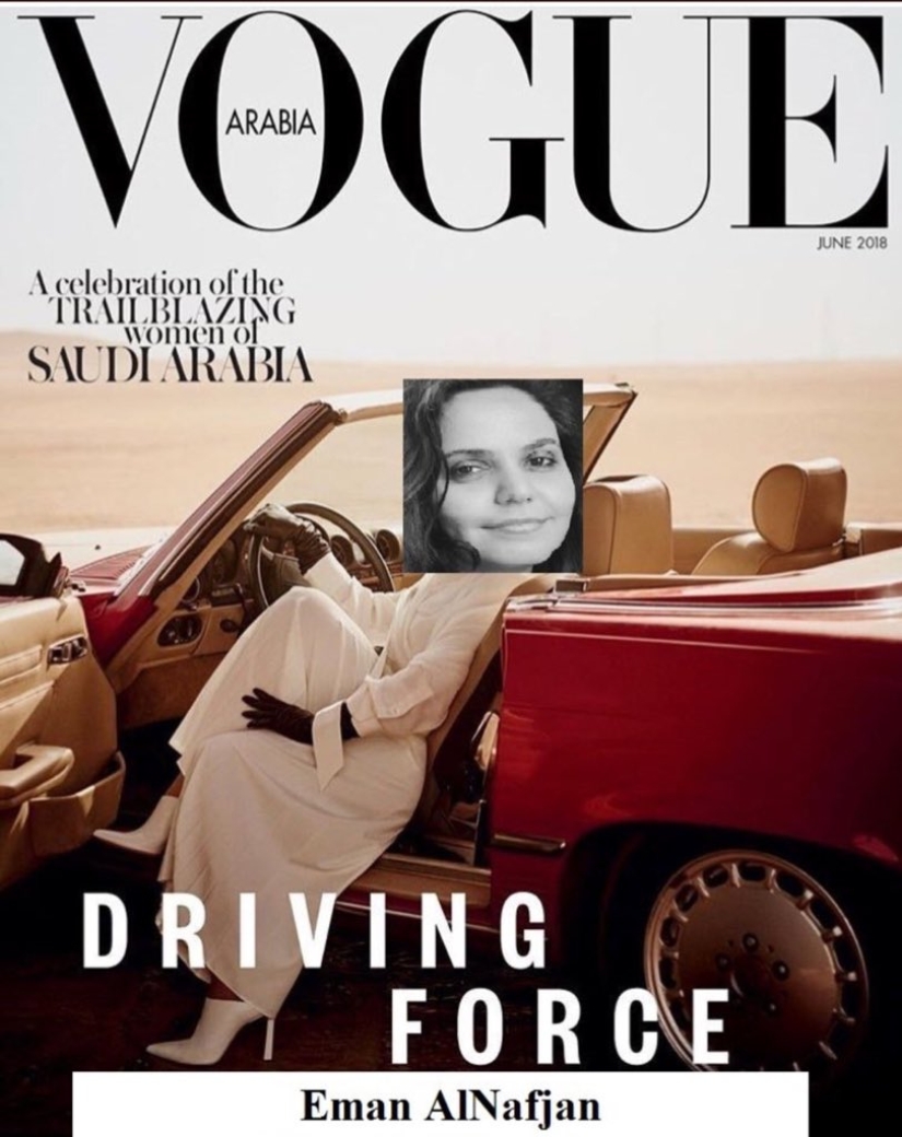 Ahora puedes: la princesa de Arabia Saudita protagonizó al volante la portada de la nueva Vogue