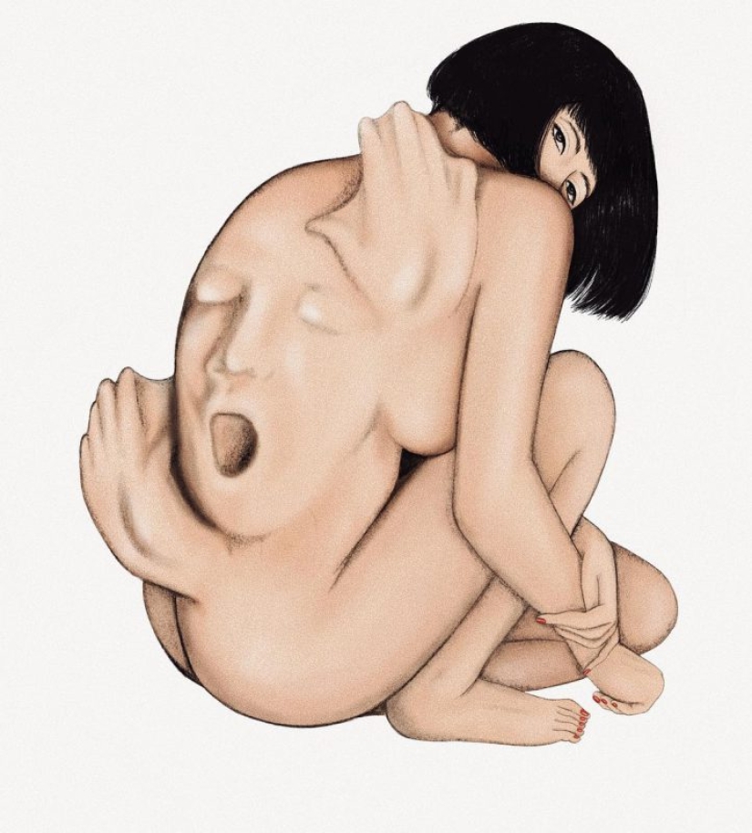 Al borde de la realidad y la alucinación: Ilustraciones psicodélicas de Miki Kim Al borde de la realidad y la alucinación: Ilustraciones psicodélicas de Miki Kim