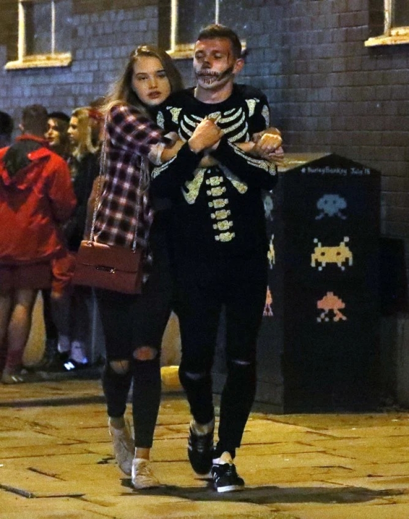 Alcohol or death: British students violently celebrated Halloween at themed parties