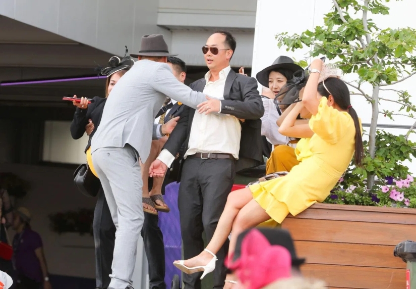 Alcoholic Race: Drunken collapse at the annual Melbourne Horse Race