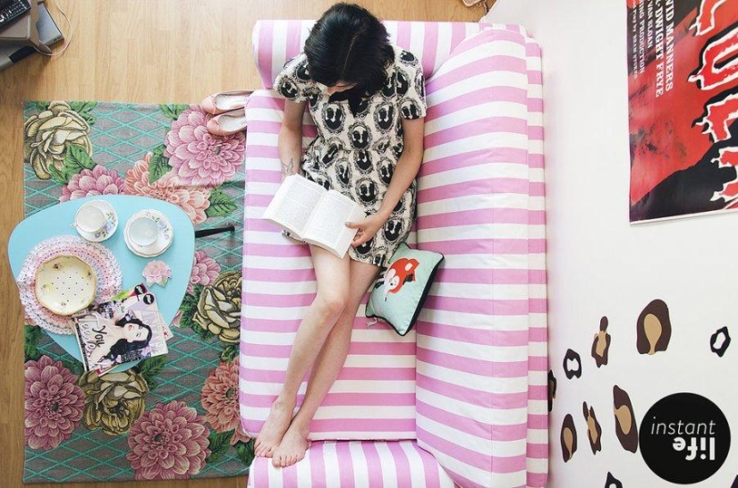 Alegrías simples de la vida desde un ángulo inusual