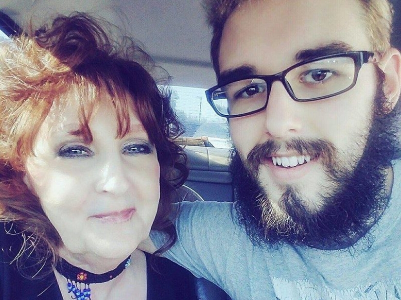 All ages are submissive to love: 19-year-old guy and his 72-year-old wife