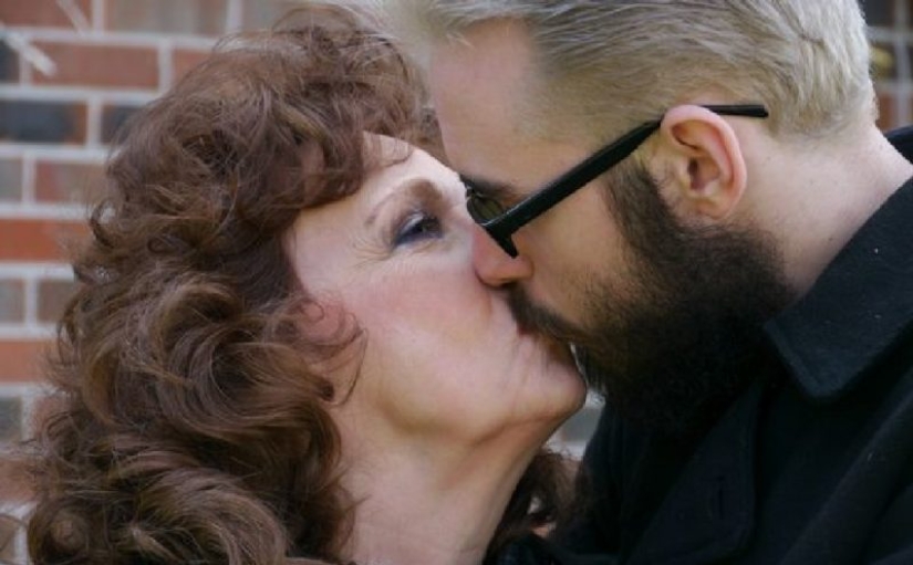 All ages are submissive to love: 19-year-old guy and his 72-year-old wife