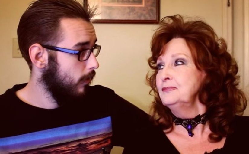 All ages are submissive to love: 19-year-old guy and his 72-year-old wife