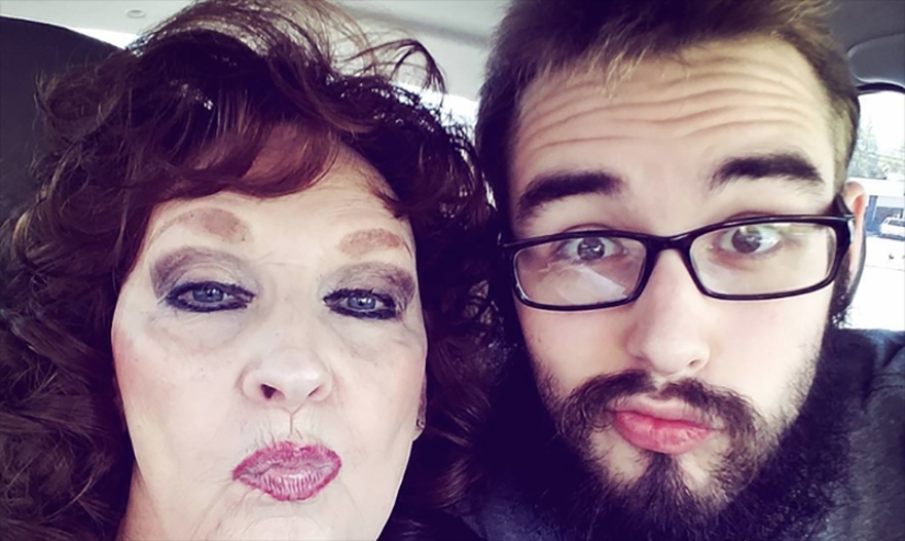 All ages are submissive to love: 19-year-old guy and his 72-year-old wife