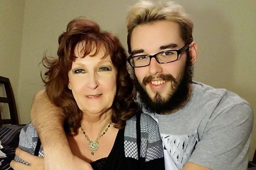 All ages are submissive to love: 19-year-old guy and his 72-year-old wife