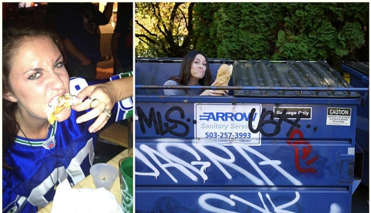 Amanda, apodada el bote de basura: ahorró mucho dinero y se fue de viaje