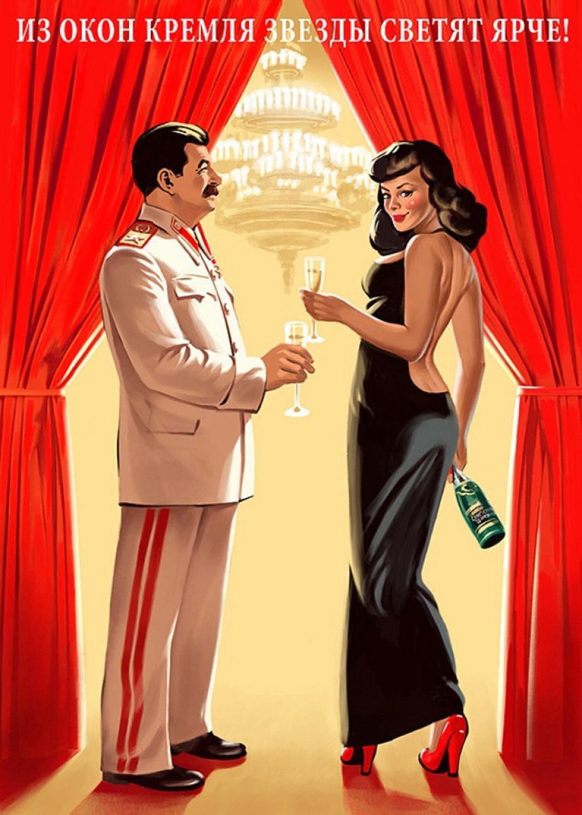 Amazing "Soviet" pin-up by Valery Barykin