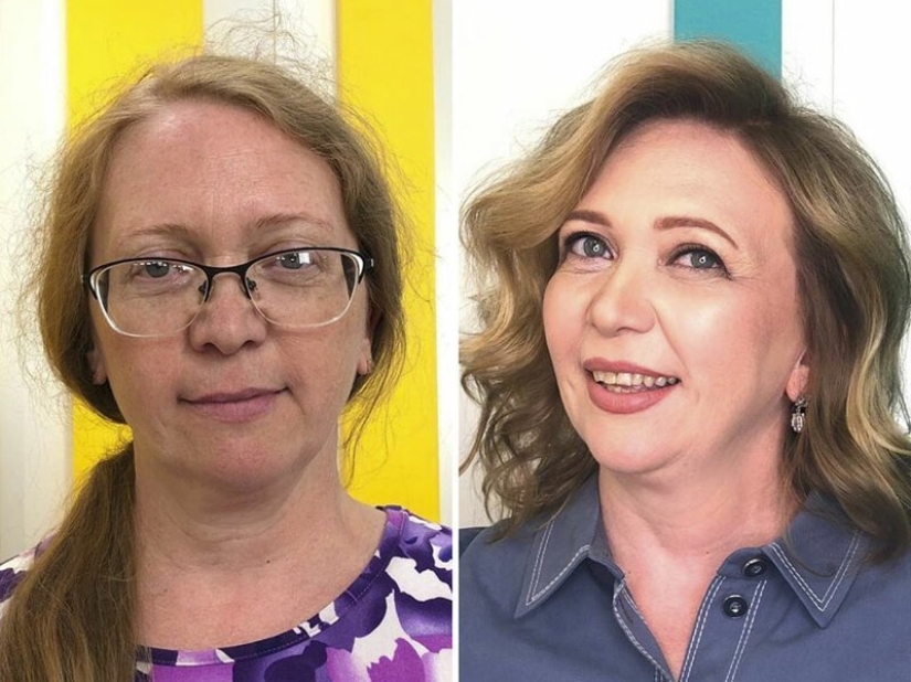 Amazing transformations of people of all formats and ages!