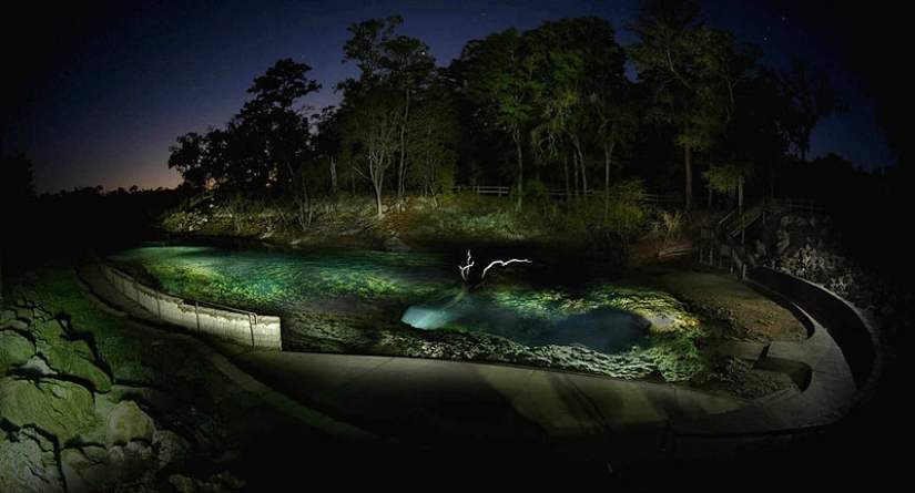 Amazing underwater caves
