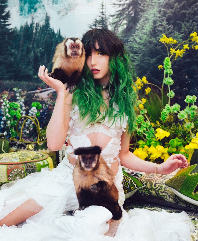 Amazingly beautiful photo shoot with animals rescued on the black market Amazingly beautiful photo shoot with animals rescued on the black market