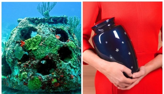 An American funeral services firm offers to turn the ashes of the dead into coral reefs