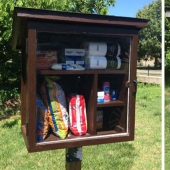 An American woman came up with small free storerooms to help those in need