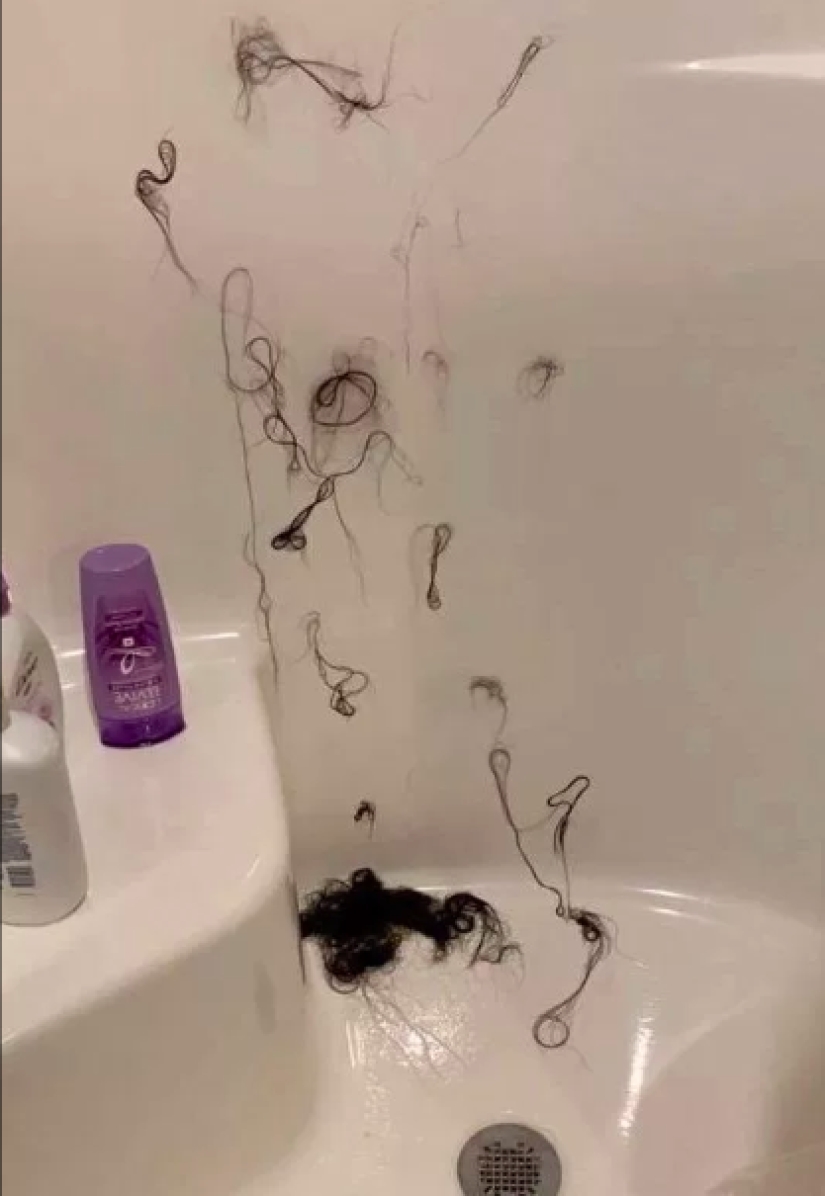 An American woman, having washed her head with a popular shampoo, was forced to contact the police An American woman, having washed her head with a popular shampoo, was forced to contact the police