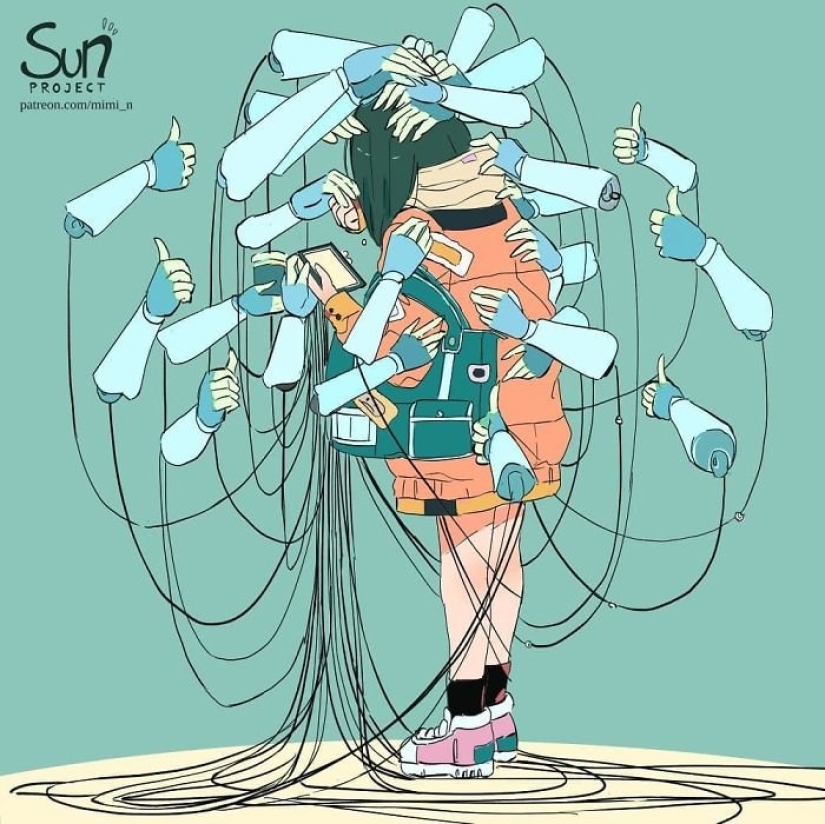 Anime artist from Indonesia portrays the dark side of society