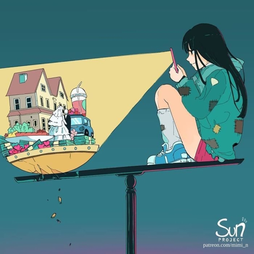 Anime artist from Indonesia portrays the dark side of society