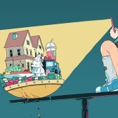 Anime artist from Indonesia portrays the dark side of society