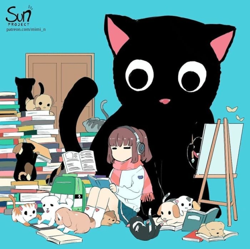 Anime artist from Indonesia portrays the dark side of society