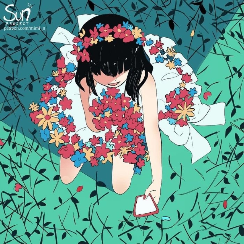 Anime artist from Indonesia portrays the dark side of society