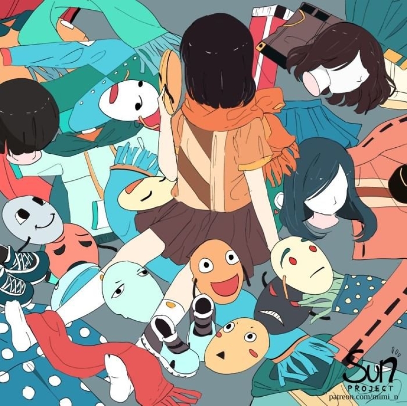 Anime artist from Indonesia portrays the dark side of society