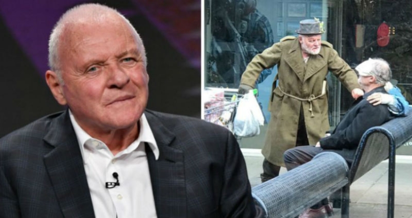 Anthony Hopkins fue confundido con un hombre sin hogar en una de las calles de una ciudad británica