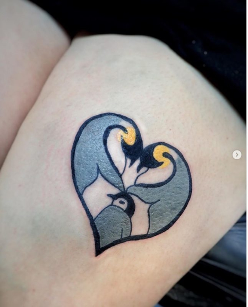 Apple from the apple tree: A 10-year-old Japanese woman gets a tattoo, following in her father's footsteps