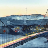 Arquitecto dibuja ciudades mundialmente famosas en acuarela