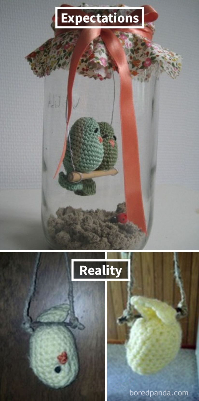 Artesanía creativa con tus propias manos: expectativa y realidad