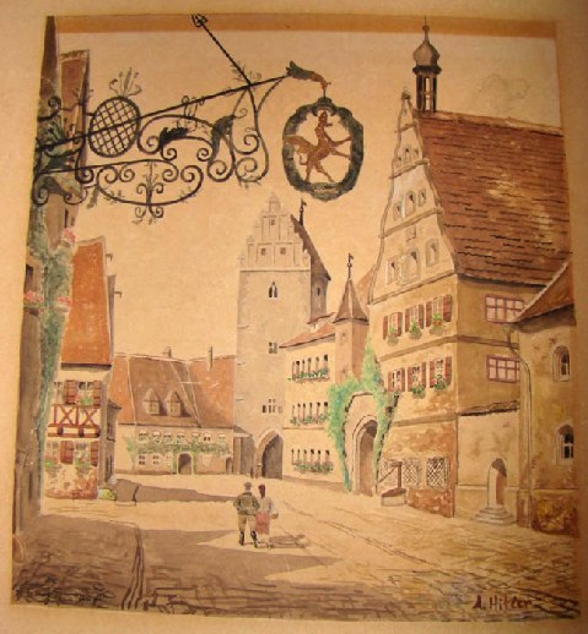 Artista Adolf Hitler: genio no reconocido o mediocridad?