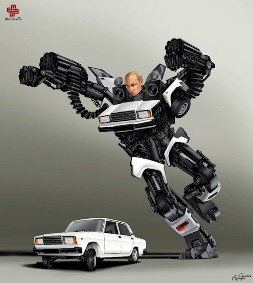 Artista azerbaiyano ridiculizó a Trump, Zuckerberg, terroristas y hilanderos Artista azerbaiyano ridiculizó a Trump, Zuckerberg, terroristas y hilanderos