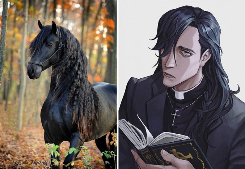 Artista coreano convierte animales en personajes originales que parecen de anime Artista coreano convierte animales en personajes originales que parecen de anime