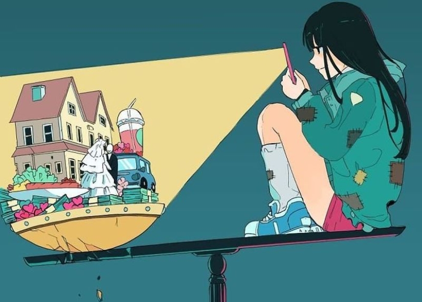 Artista de anime de Indonesia retrata el lado oscuro de la sociedad