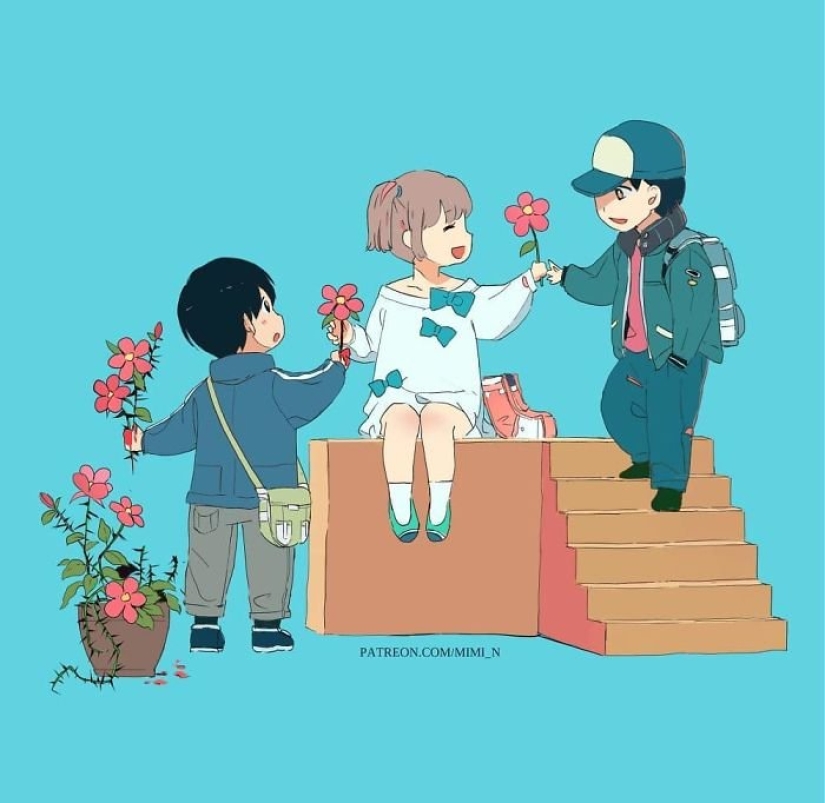 Artista de anime de Indonesia retrata el lado oscuro de la sociedad