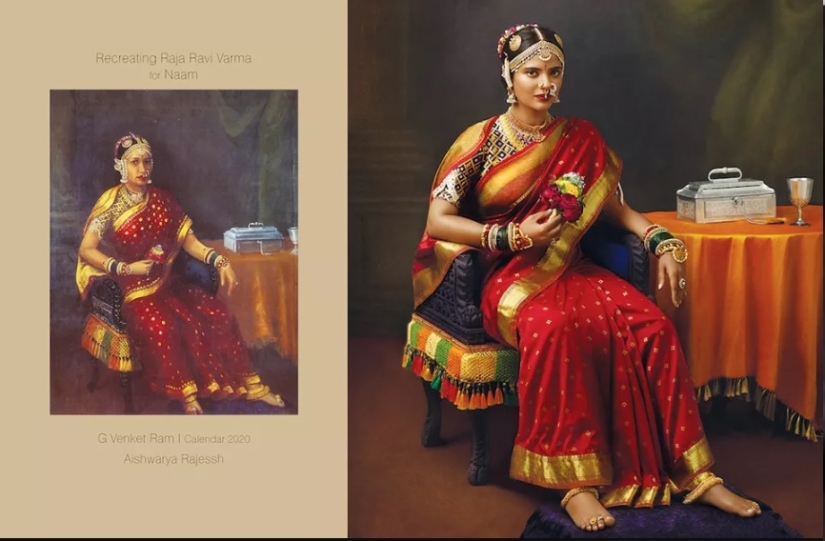 As in the picture: an Indian photographer reproduced the canvases of the XIX century As in the picture: an Indian photographer reproduced the canvases of the XIX century