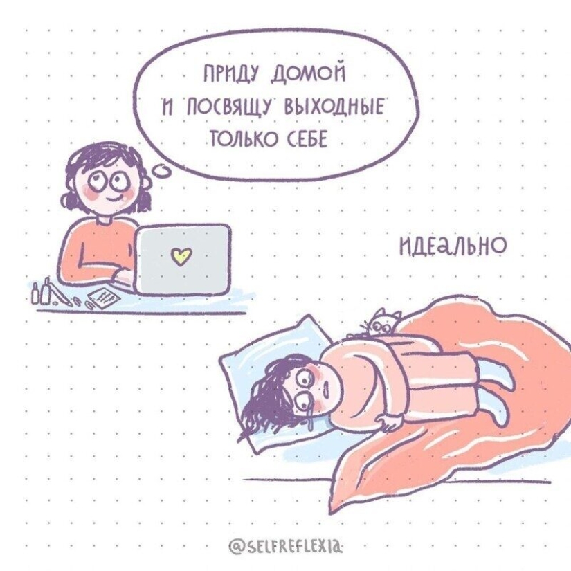 Autorreflexión desenfrenada y lo absurdo de la vida cotidiana en las fotos de la blogger Tanya