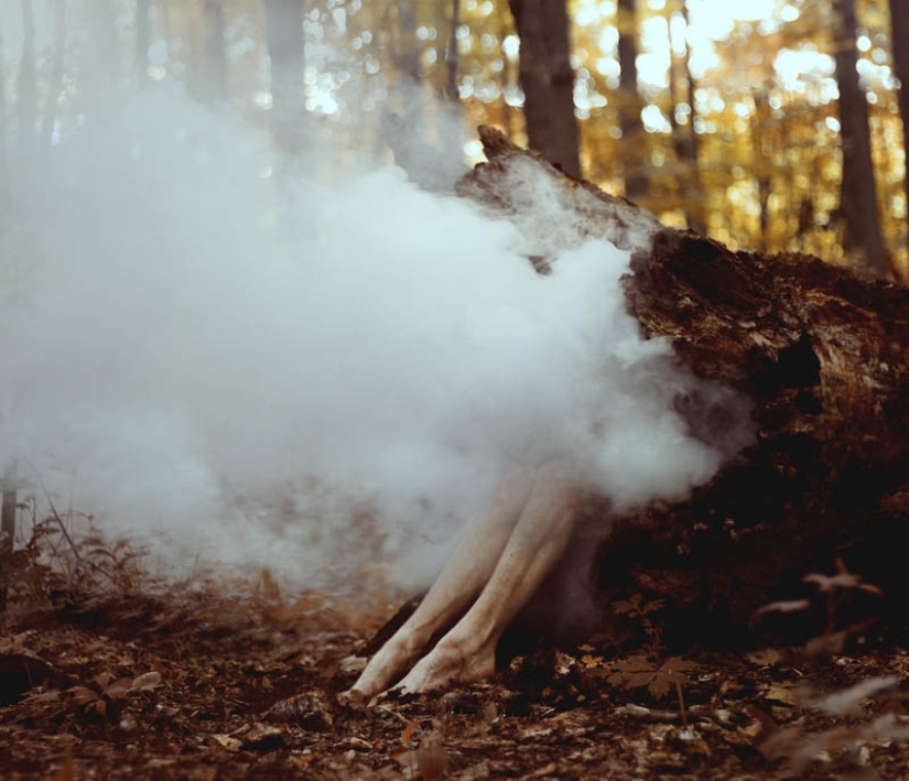 Autorretratos surrealistas de Kyle Thompson