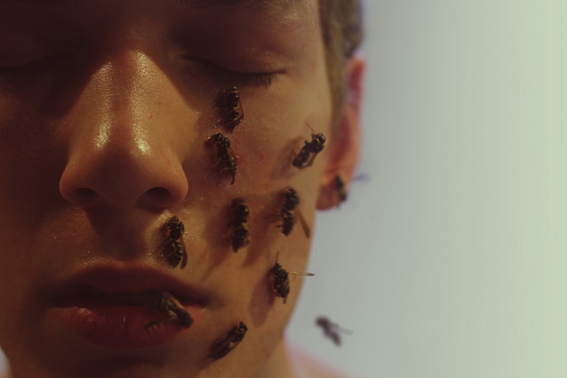 Autorretratos surrealistas de Kyle Thompson