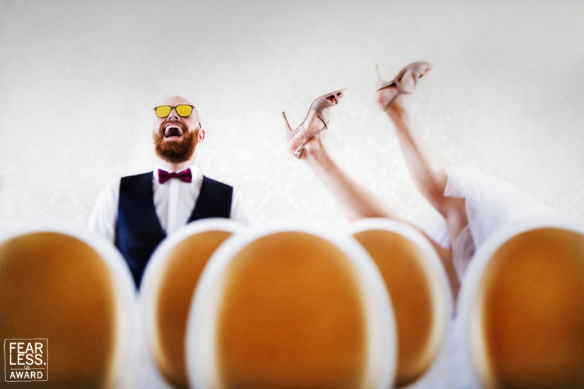 "Award to the Fearless": 30 best wedding photos of 2018