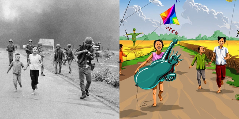 Azerbaijani artist ridiculed Trump, Zuckerberg, terrorists and spinners