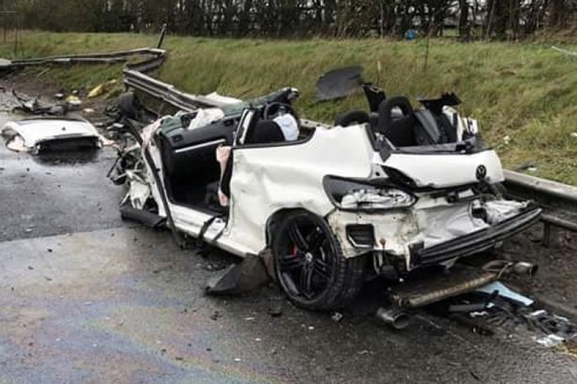 Bajo las alas de un ángel de la guarda: una pareja casada sobrevivió milagrosamente a un terrible accidente de coche