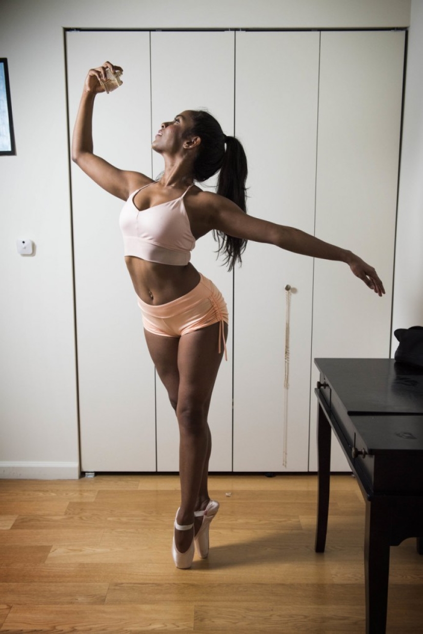 Ballerinas in their bedroom Ballerinas in their bedroom